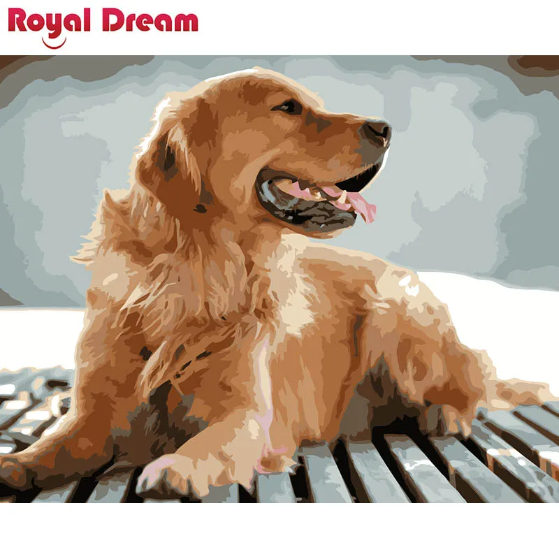 golden retriever artwork
