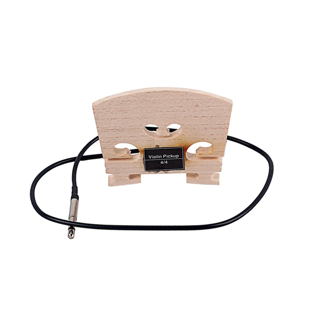Piezo Pickup для скрипки мост с внутренним креплением 4/4 полноразмерных электрических
