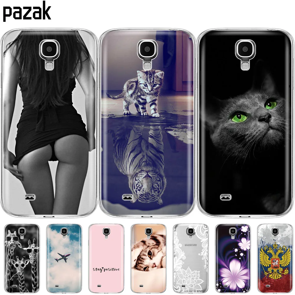 

Silicone Soft Case For Samsung Galaxy S4 i9500 Cases soft TPU Cover For Samsung S4 Phone shell full 360 Protective For S 4