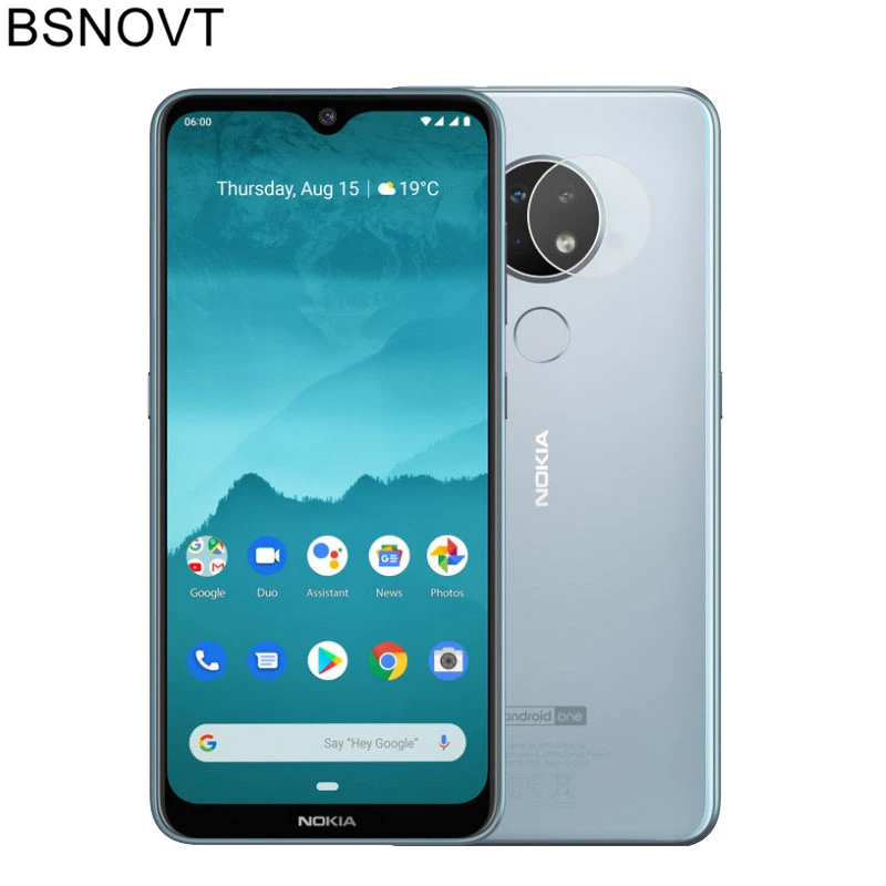 2 шт прозрачное стекло объектива для Nokia 6 Защитная пленка камеры полный клей
