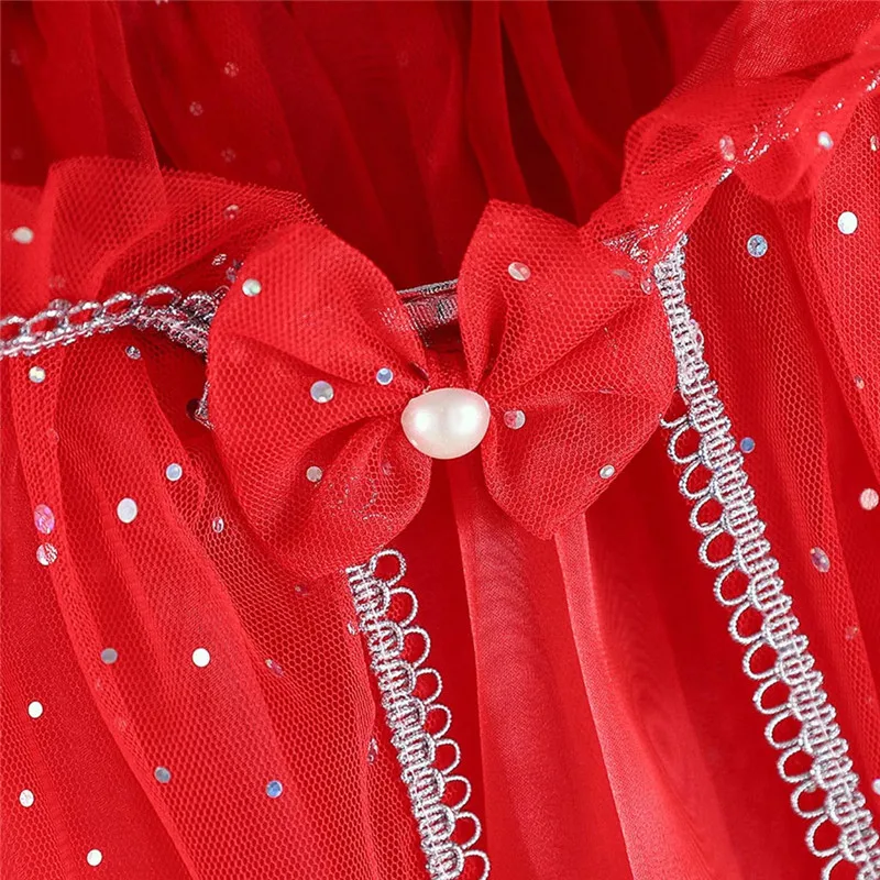 Party ball performance cloak Kids Girls Cosplay Princess Pageant Gown Cape Birthday Party Hooded Cloak #4AA20 (17)