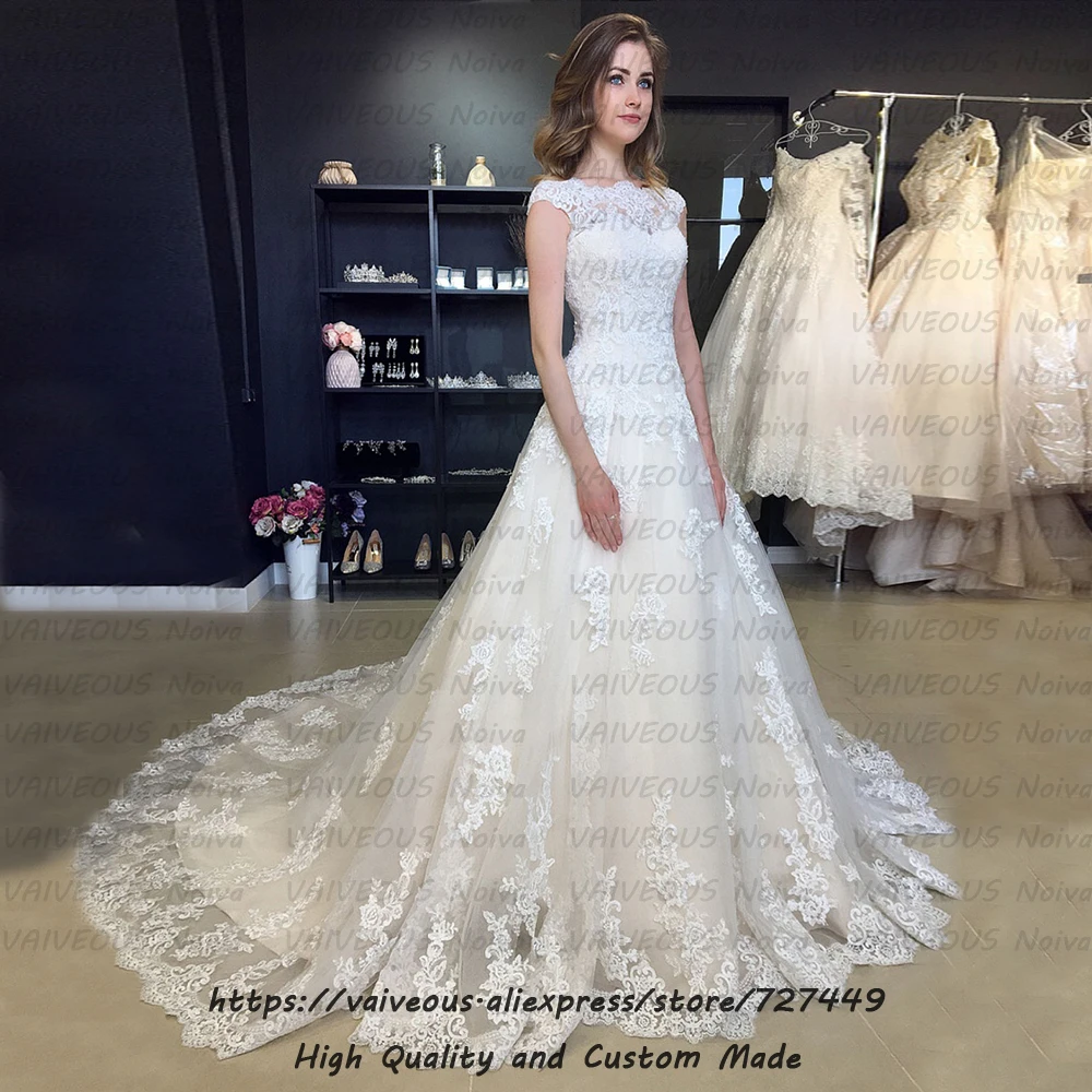 

Robe de mariee New Bride Dress Sexy Backless Boho Wedding Dress 2020 Wedding Gowns Cheap Lace Bridal Dresses Vestidos De Novia