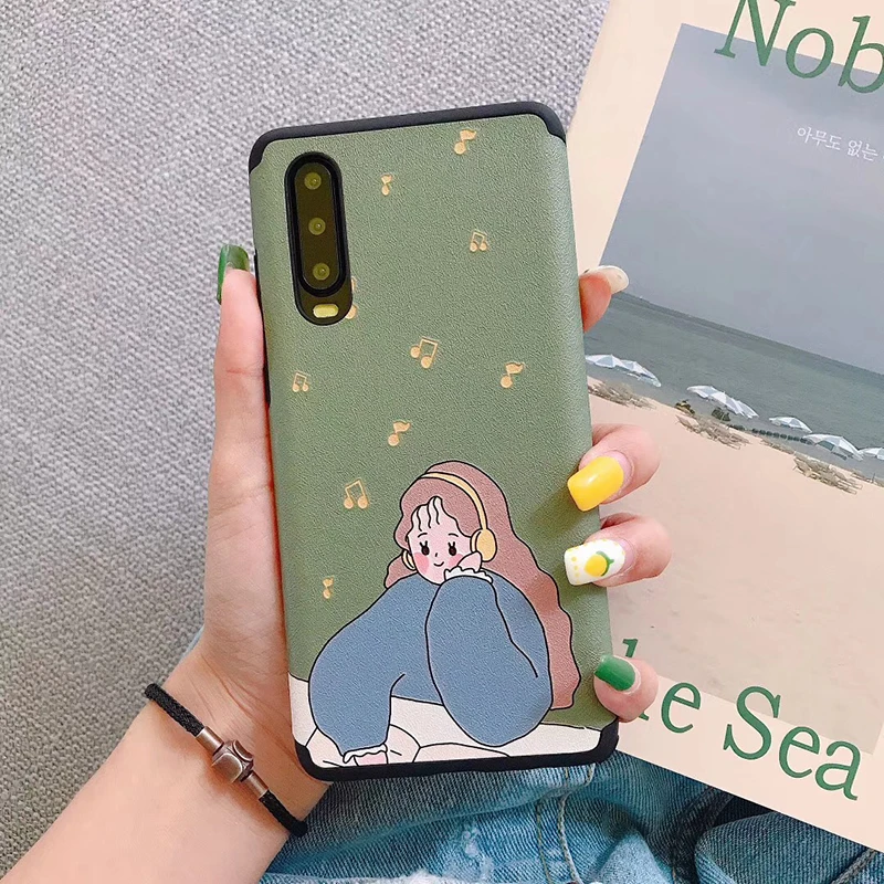 Рельефные чехлы с шелковой текстурой для huawei P20 P30 Pro Mate20 Pro, мягкий чехол для Honor 8X Nova, 3 задних чехла
