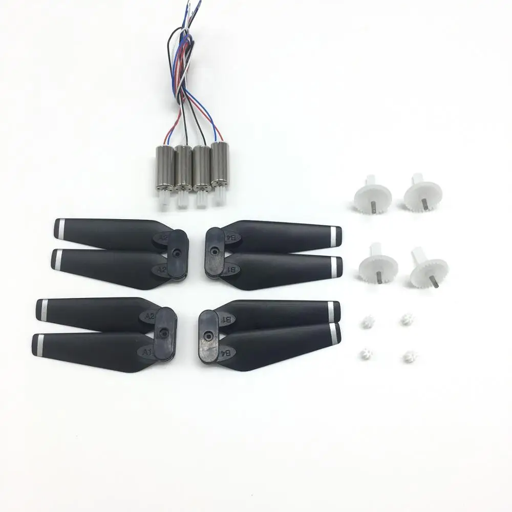 E99pro S70pro Rc Drone Spare Parts Motors Engines Quadcopter Propeller Blades Gear | Игрушки и хобби