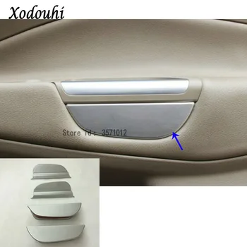 

For Ford Kuga Escape 2013 2014 2015 2016 Car Styling Cover Detector Stick Trim ABS Chrome Door Inner Handle Bowl Lamp Frame 4pcs