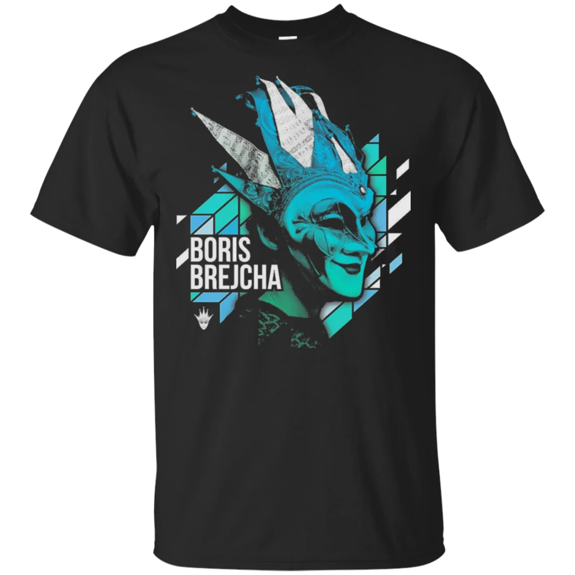 Boris Brejcha DJ футболка черная-темно-синяя короткая мужская и женская 2019 новая с