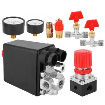 

Pressure Switch Control Valve Assembly Square Four Holes Air Compressor Part Pressure Control Valve