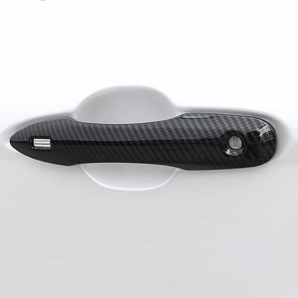 

For Toyota Camry XV70 2017 2018 2019 Side Car Door Handle Cover Trim ABS carbon fiber
