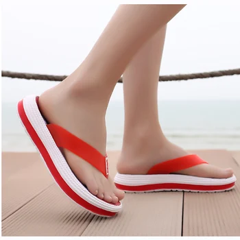 

2020 New Women Slippers Flip Flop Ladies Comfortable Female Casual Beach Women’s Solid Spring Platform Fashion Plus Size