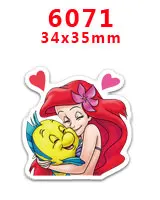 Кабошоны 30 шт мультфильм плоское украшение из смолы pr 6640 - Цвет: 6071