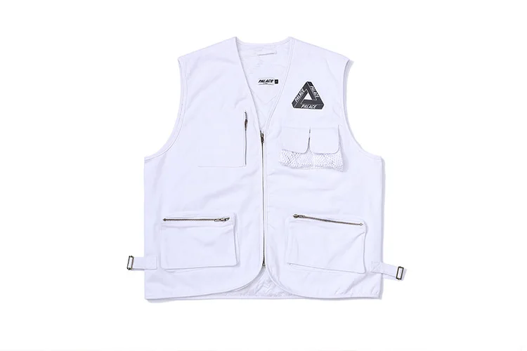 Palace Life2018 Popular Brand Summer New Style Men'S Wear Classic Triangular Printed MEN'S Waistcoat Vest