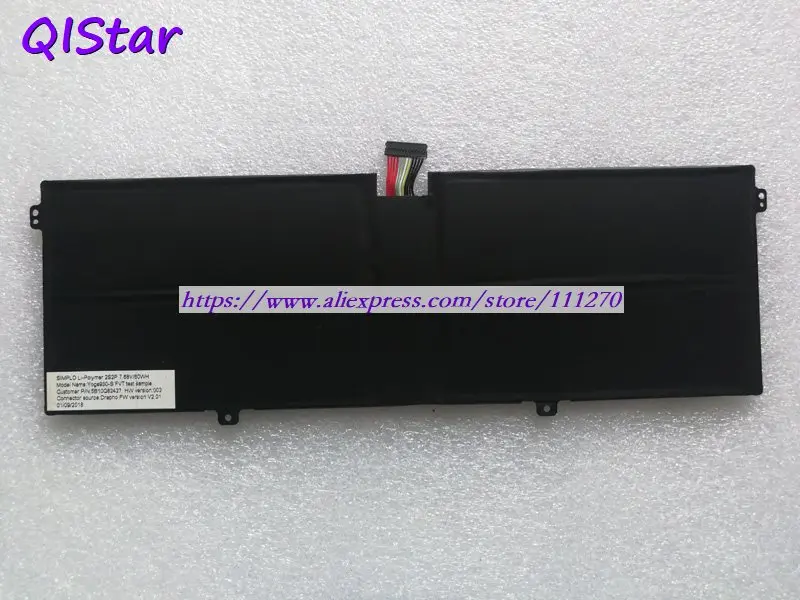 QISTAR 7,68 V 7820mAh 60Wh настоящий аккумулятор L17M4PH2 L17L4PH2 для ноутбука lenovo Yoga 7 Pro-13IKB C930 C930-13IKB Series