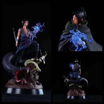 

Naruto Shippuden GK Uchiha Sasuke Summon Snake Battle Version Action Figure Anime Model 32cm Statue Collectible Toys Figma