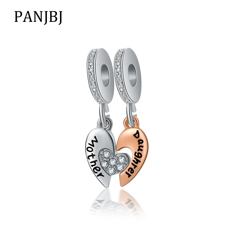 Новинка оригинальный браслет из бисера сплав роза для мамы и дочки сердце