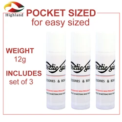 Cuerda de cera para ARCO, comba de arco recurvo para reducción de fricción al aire libre, Riel de cera protector lubricante, 3 unids/p