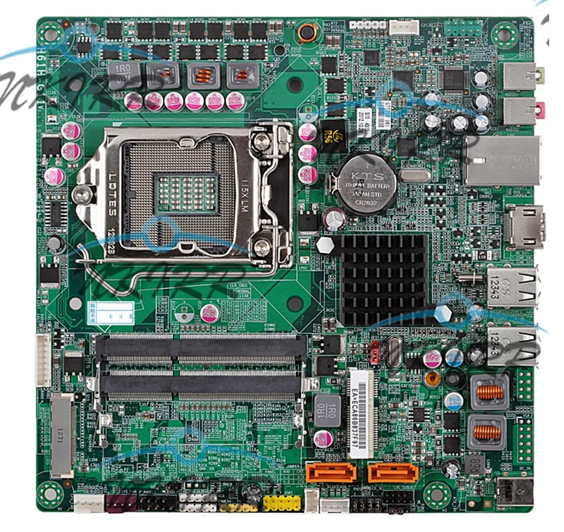 100% рабочая H61H G11 V: 7 1 15 G77 017102 H61 DDR3 LGA1155 материнская плата системная SATA2 мини itx HDMI
