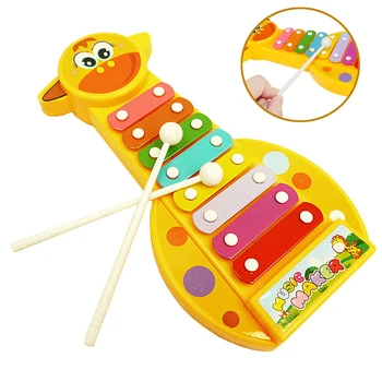 

New Child Kid Baby 8-Note Xylophone Musical Toys Xylophone Wisdom Juguetes Music Instrument Toys for Children