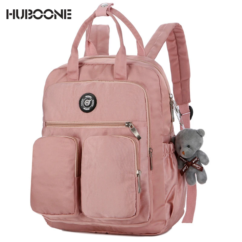 Mochila de viaje impermeable con múltiples bolsillos para mujer, morral  escolar de alta calidad, moderna, para adolescentes|Mochilas| - AliExpress