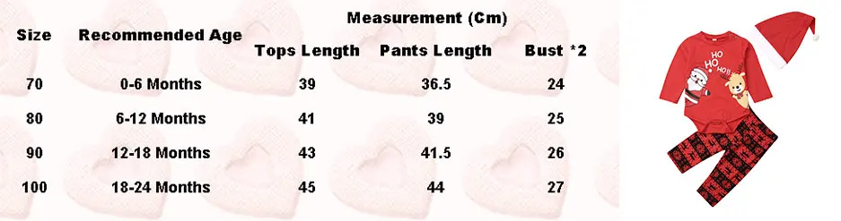 Комплект для новорожденных девочек, Рождественский комбинезон, топ, штаны, шапка, комплекты одежды, одежда унисекс, Детский костюм, Рождественский комплект одежды
