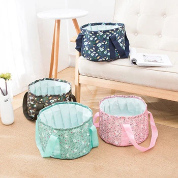 

Outdoor Travel Portable Foldable Bubble Basin Camping Washbasin Sink Sink Vegetable Basket Hot Spring Foot Bath Barrel