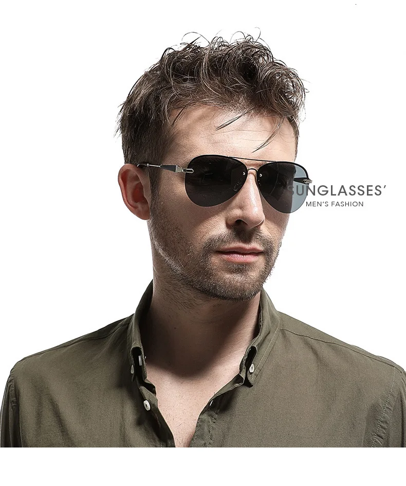 Акула парус классический HD поляризованная металлическая оправа Модные солнцезащитные очки классический дизайн для женщин мужчин Feminin бренд Oculos винтажные очки