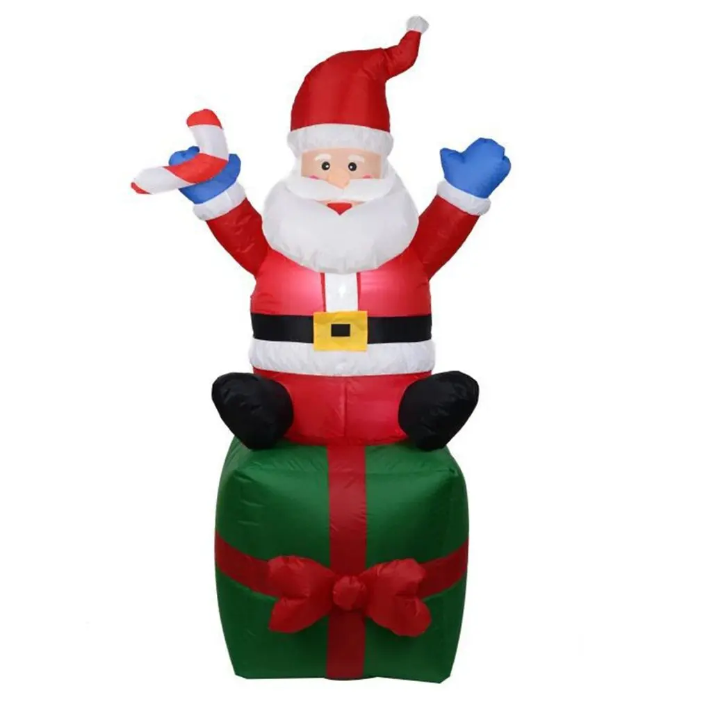 

Christmas Garden Decorations Props Inflatable Santa Light Inflatable Christmas Decoration Garden Layout Props