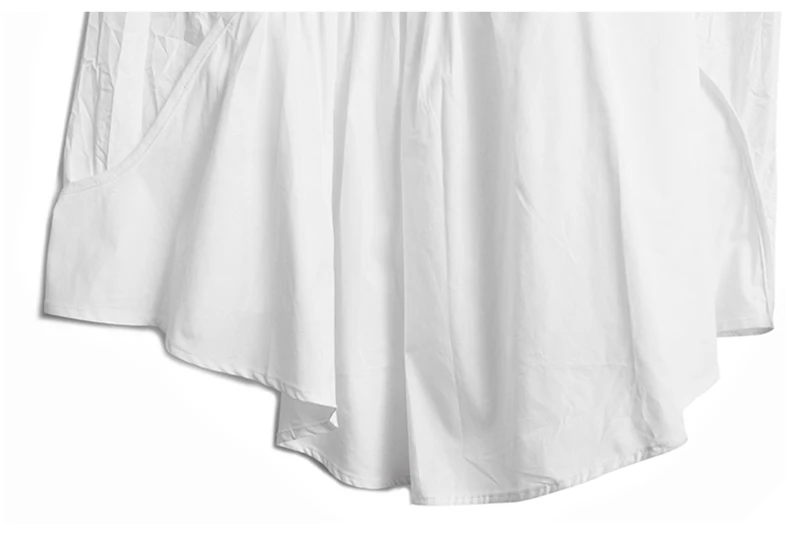 [EAM] High Elastic Waist Black Pleated Split Irregular Long Half-body Skirt Women Fashion Tide New Spring Autumn 2020 1X861