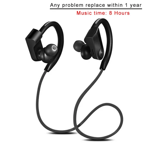 K98 Black Беспроводные наушники K98, 8 часов, bluetooth наушники, Спортивная гарнитура, стерео наушники fone de ouvido с микрофоном для телефона, музыки - Цвет: K98 Black
