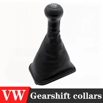 

KAHANE Car Styling 5 Speed Manual Gear Shift Knob Lever Gaiter Cover Collar For Volkswagen Jetta Bora Golf GTI R32 MK4