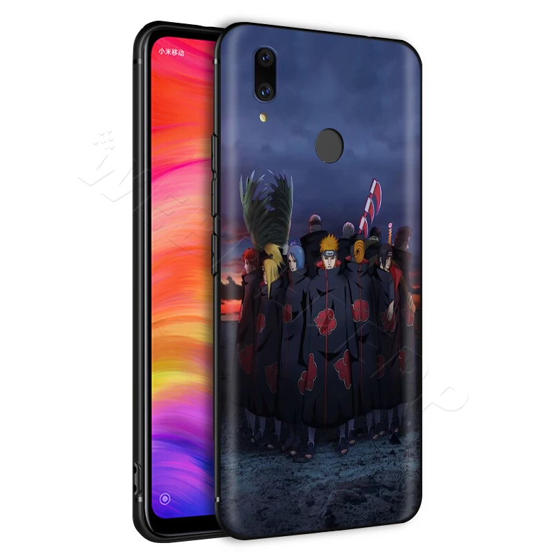 Чехол с логотипом Akatsuki Naruto для Xiaomi Redmi 4A 4X 5 5A 6 6A 7 7A S2 Note Go K20 Pro Plus Prime 8T|Бамперы| |