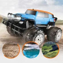 1:10 автомобиль-амфибия с дистанционным управлением, четырехколесный пульт дистанционного управления, Высокоскоростной игрушечный автомобиль, электрический автомобиль, детские игрушки