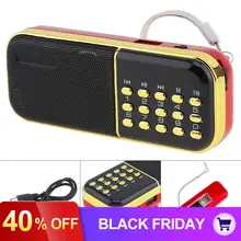 E28 портативный стерео FM радио мини аудио карта динамик USB TF карта MP3 музыкальный плеер с 3,5 мм разъем для наушников для дома и улицы