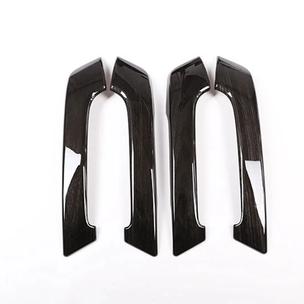 4Pcs Black Ash Wood Car ABS Interior Door Handle Trim for Toyota Land Cruiser Prado FJ150 150 2010-2018 | Автомобили и мотоциклы