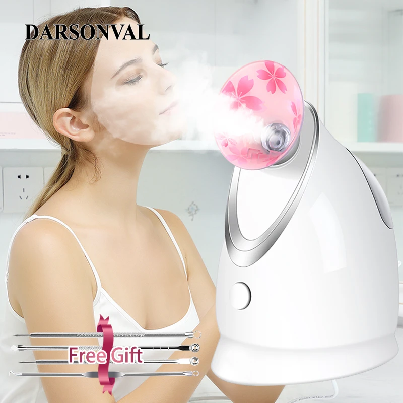 DARSONVAL Face Steamer Ozone Nano Deep Cleaning Mist Vaporizer Skin Pores Facial Beauty Device Face Care Tools Home Salon Spa new skin care vaporizer face steamer device nano metrics sprayer ozone steam steam cleaning makeup cleaner humidifier tool