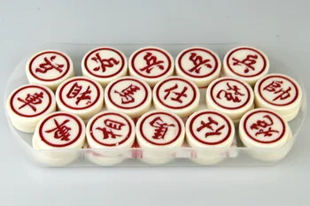 

Chinese chess 40mm size smooth without cracks melamine material resin chess mahjong material chess