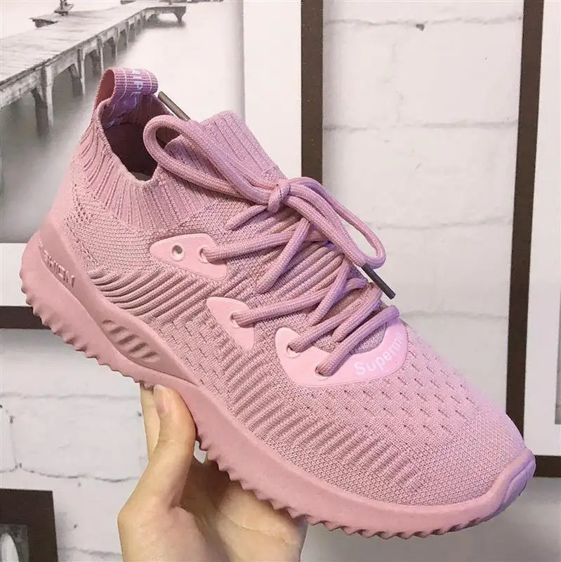 

Women Walking Shoes Sock-like Sne