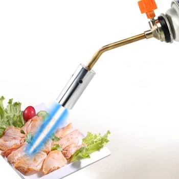 

Hand Ignition Flamethrower Burner Camping BBQ Tool Welding Torch Equipment Butane Gas Blow Torch Flame Gun Portable