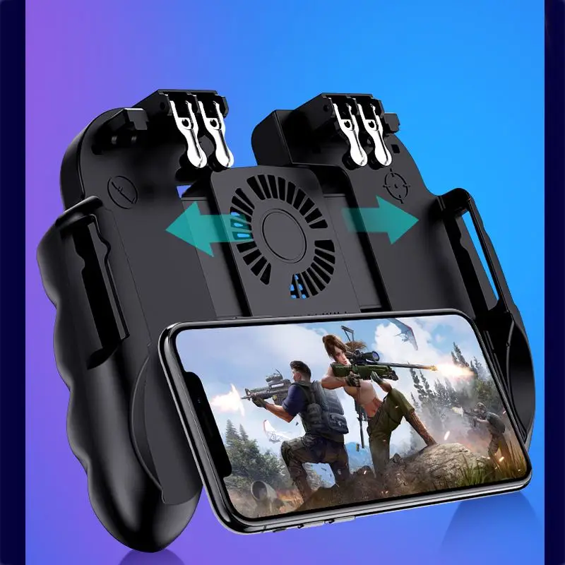 New Arrival H9 Six-Finger Gamepad Controller Super Games Control for PUBG Mobile Phone Game Smartph