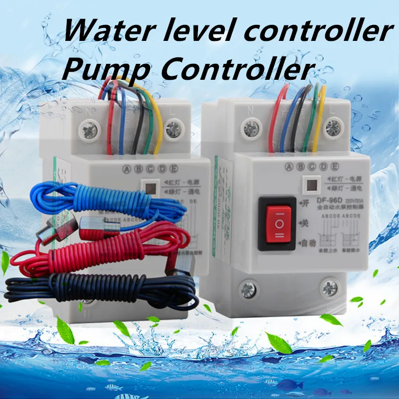 

DF-96D automatic water level controller Pump Controller Cistern Automatic Liquid Switch with 3 probes