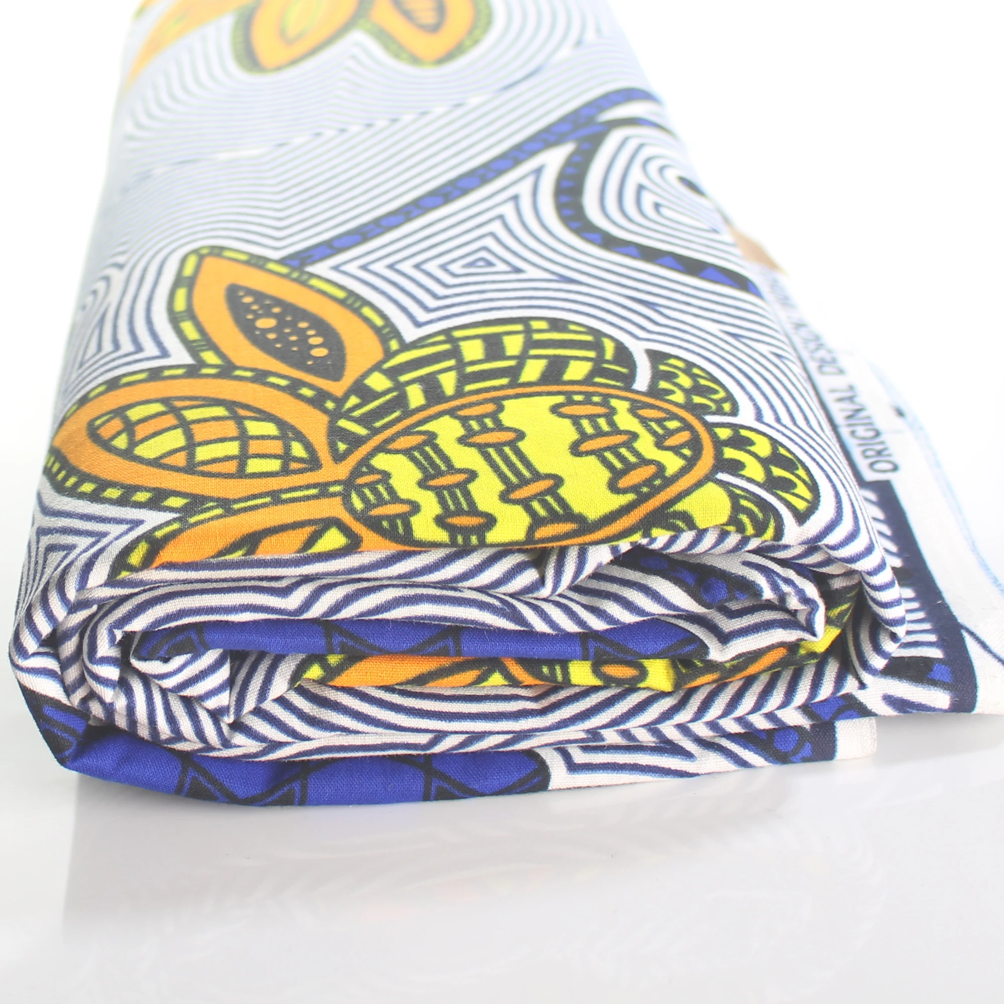 Dutch Wax African Fabric Wax 6yards Cotton Veritable Real Dutch Wax Fabric High Quality Printed Real