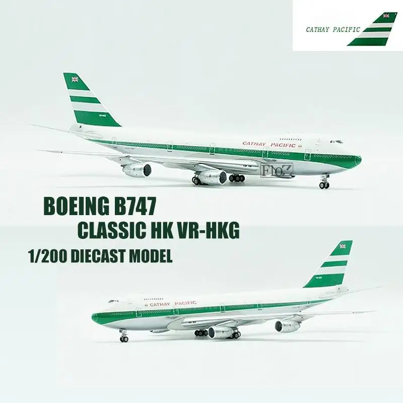 CATHAY Тихоокеанский BOEING B747 классический HK 1/200 литой самолет модели WB |