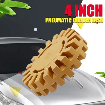 

Vehemo 20MM Pad Adhesive Remover Rubber Eraser Wheel Pneumatic Car Sticker Remover Adapter Graphic Universal Cleaner