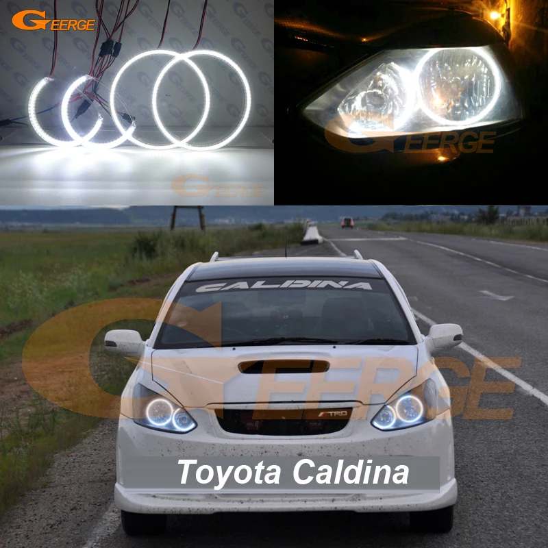 Для Toyota Caldina T24 pre facelift 2002 2003 2004 ультра яркий SMD светодиодный комплект колец