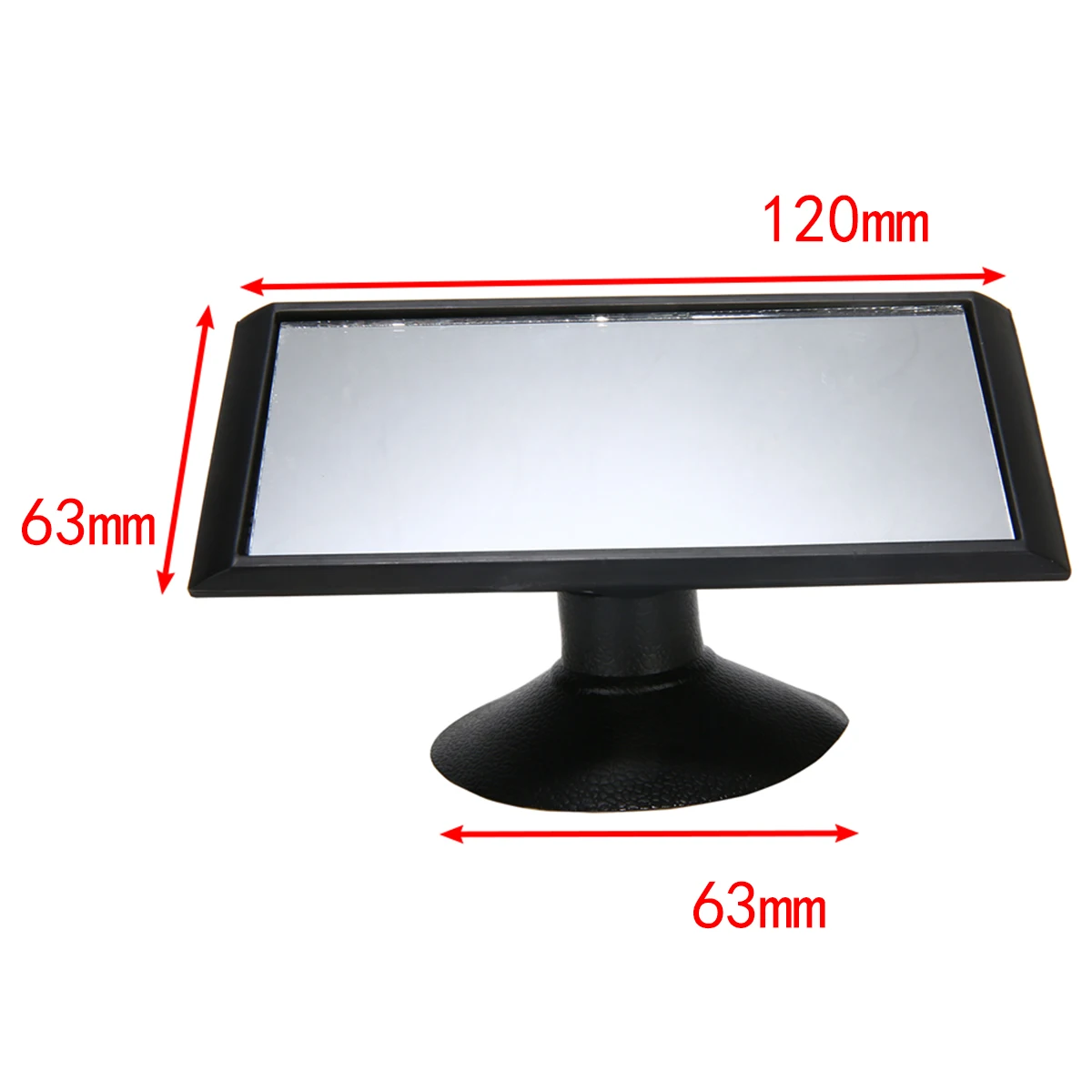 Universal Black 12cm Car Easy View Rear Back Seat Baby Child Safety Mirror Suction Mirror Rear Baby Mirror Auto Car Accessorie