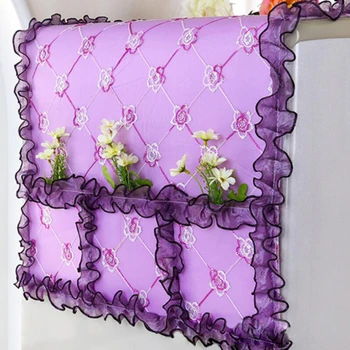 

Washing Machine Cover 2020 New High Quality Dust Proof Covers Multi-Function Purple Refrigerator Dust Cover Storage Bags
