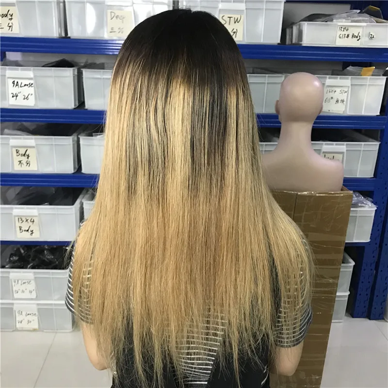 3 1b 4 27 ombre color human hair wig