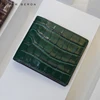 Hiram Beron Custom Name Man Gift Billfold Wallet Luxury Crocodile Pattern Designer Gift for Father Boyfriend Dropship 1