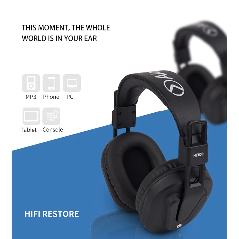 Alctron HE630 Monitor Headphone HIFI Head-Mounted