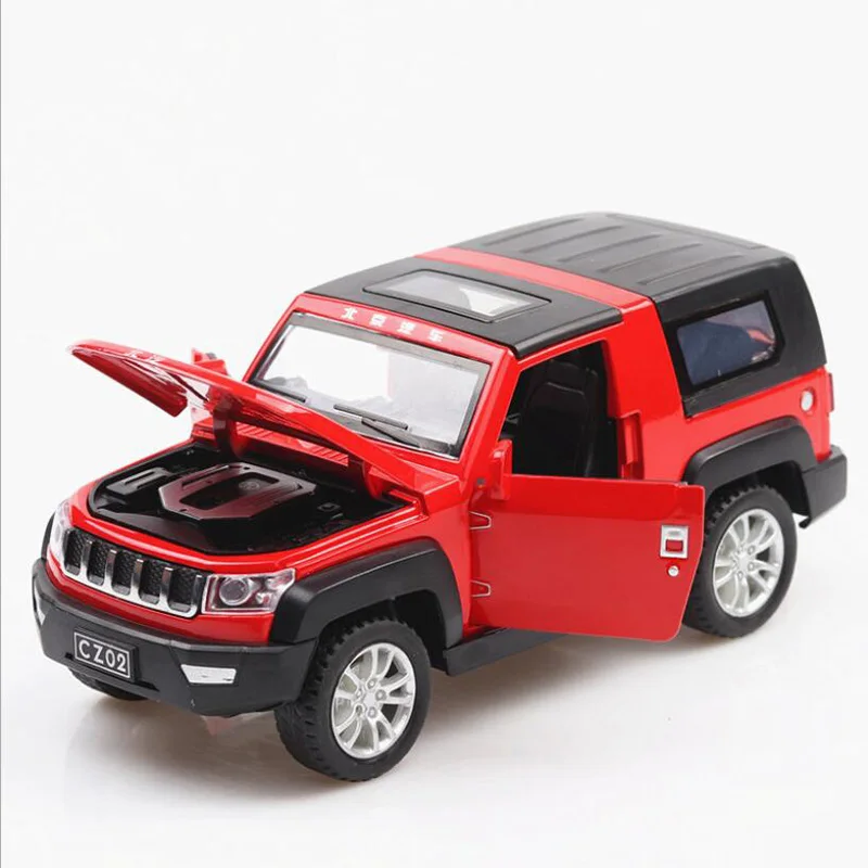 1/32 детские игрушки Легкосплавные Автомобили автомобиль-JEEP внедорожный
