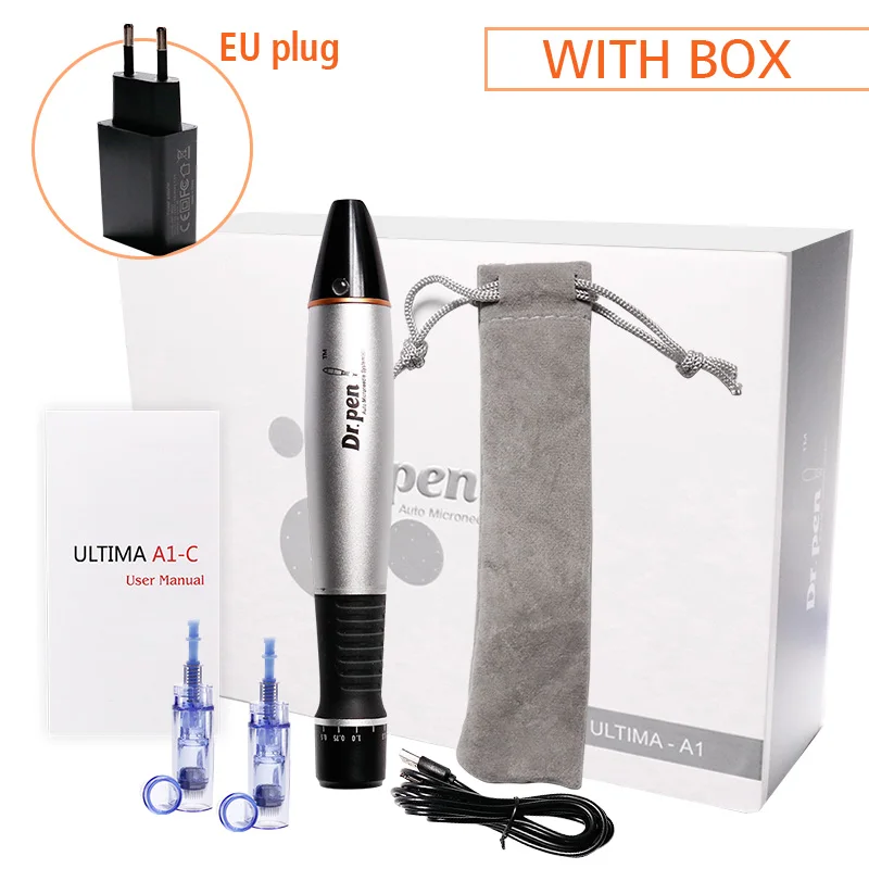 Dr.Pen A1-C MYM Microneedling Ручка микро-штыковая Порты и разъёмы иголочный картридж BB светящиеся устройства ”Проводная электрическая Dr.Pen мануального татуажа бровей - Габаритные размеры: With box EU